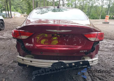 2015 Chrysler 200 Limited from USA, damaged, VIN 1C3CCCABXFN601082